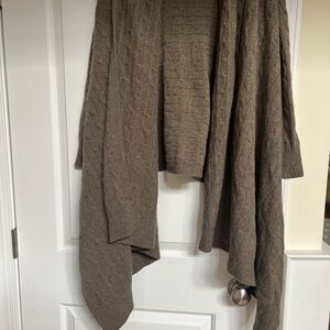 Ralph Lauren Wool/Cashmere Waterfall Cable Cardigan xs/s